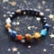Natural Stone Solar System Bracelet in Gift Box
