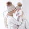 Stylish family beanie sets for winter outings