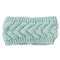 Cute knitted winter headband for girls