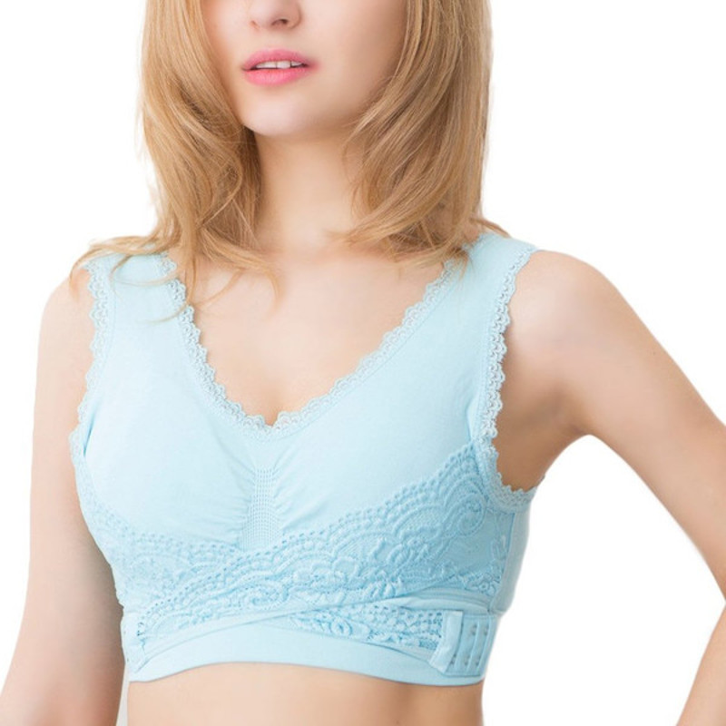 Wireless Lift Bra blue