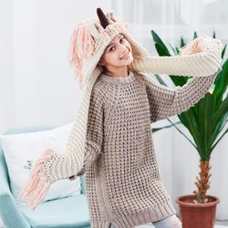 Unicorn Crochet Scarf