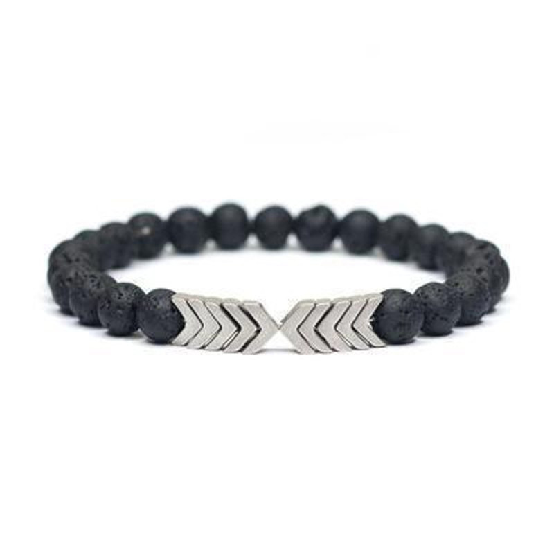 Arrow Lava Stone Bracelet...jpg