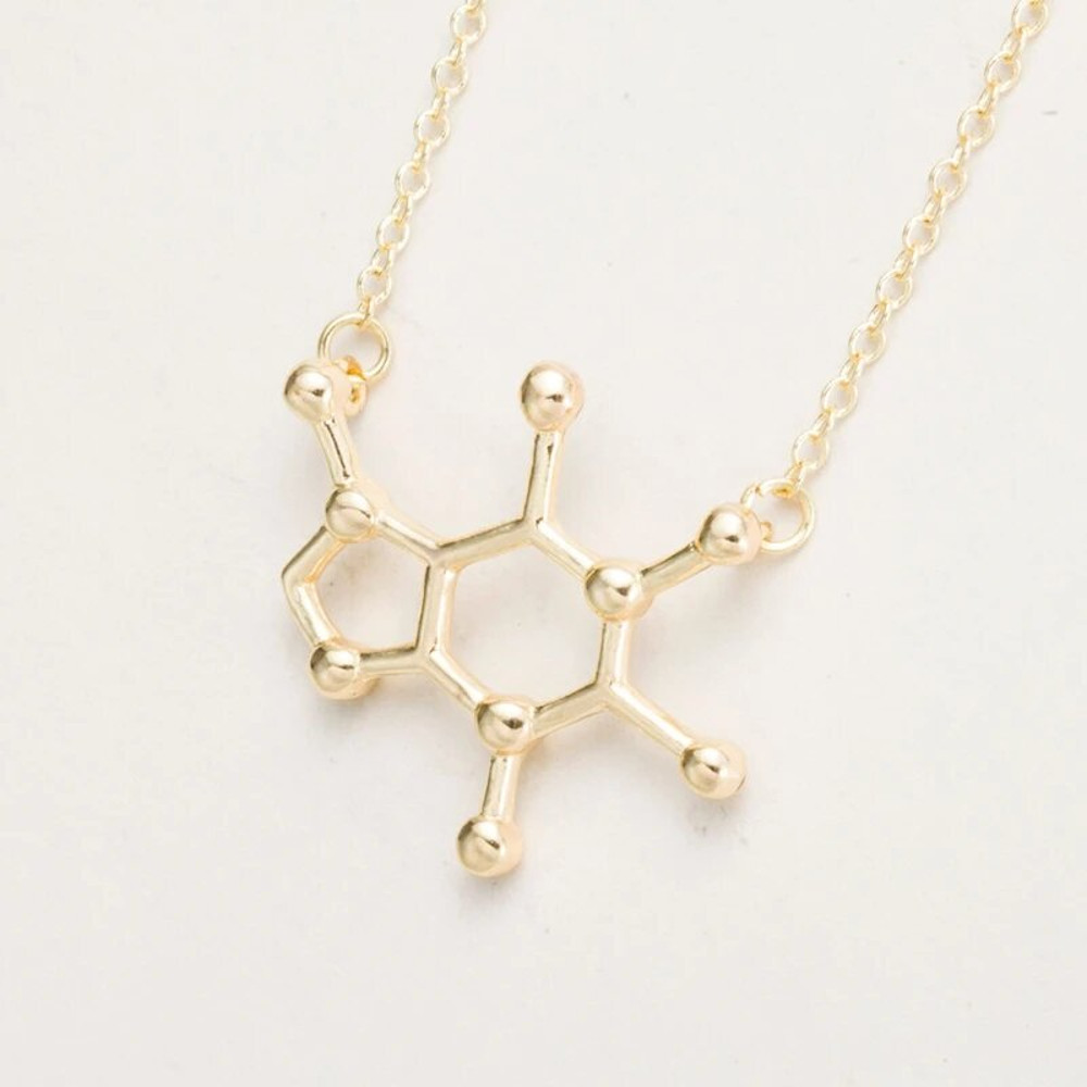 Caffeine Molecule Necklace...jpg