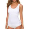 Slimming sports tank white