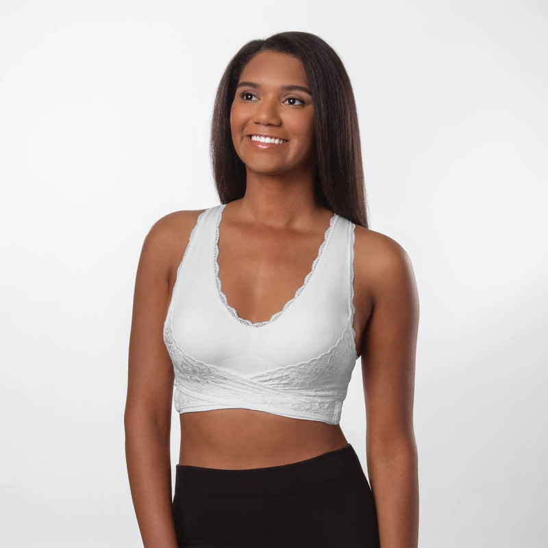 Seamless Magic Wireless Lift Bra white