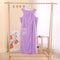 Quick Dry Absorb Water Wearable Bath Towel Purple 1