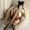 Comfortable womens transparent stockings