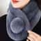 Buy Womens Rabbit Fur Winter Scarf