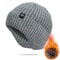 Mens Winter Knitted Hat With Warm Velvet Ear Protection 9