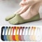 Summer Thin Cotton Women Socks Breathable NonSlip Invisible Lowcut Design For Summer Comfort 0