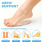 Reusable Gel Arch Support Shoe Insoles For Flat Feet Heel Pain Relief 1