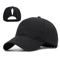 Adjustable Solid Color Ponytail Baseball Cap Cotton Polo Style Casual Hats 3