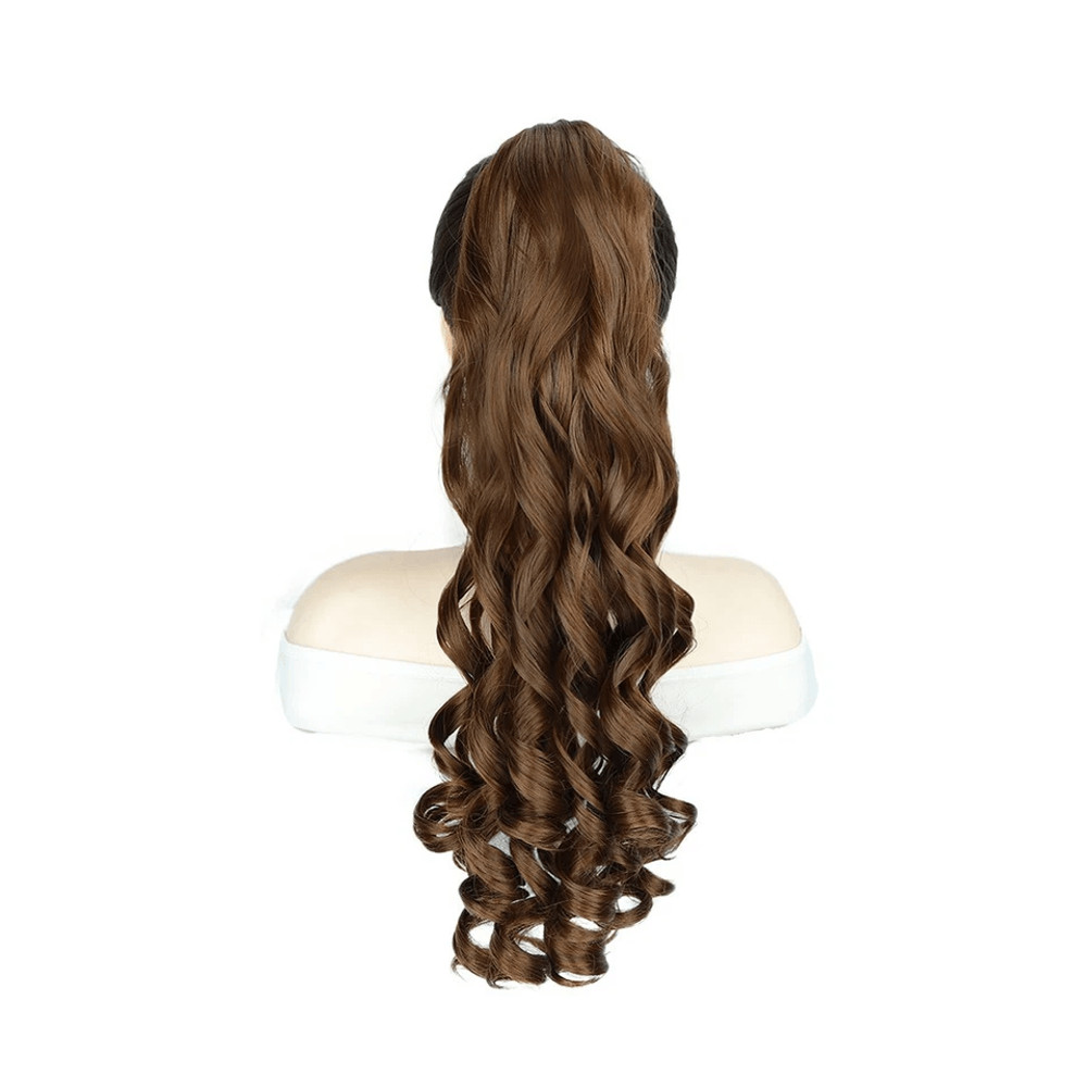 Real Human Hair Ponytail Extension Thick Claw Clip Hairpiece For Instant Volume 3