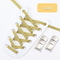 Elastic Laces Sneakers Flats with Cross Buckle, No Tie Shoelaces for Adults Kids, Fashion Glitter Rubber Shoelace Shoe
