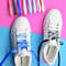 Gradient Shoelaces for Sneakers, Colorful Flat Shoe Laces for Casual Canvas Shoes, Sports Shoes, Trainers & Streetwear