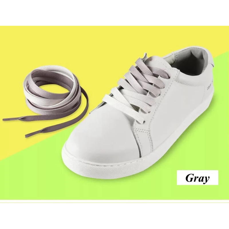 Gradient Shoelaces for Sneakers, Colorful Flat Shoe Laces for Casual Canvas Shoes, Sports Shoes, Trainers & Streetwear