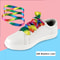 Gradient Shoelaces for Sneakers, Colorful Flat Shoe Laces for Casual Canvas Shoes, Sports Shoes, Trainers & Streetwear
