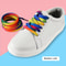 Gradient Shoelaces for Sneakers, Colorful Flat Shoe Laces for Casual Canvas Shoes, Sports Shoes, Trainers & Streetwear