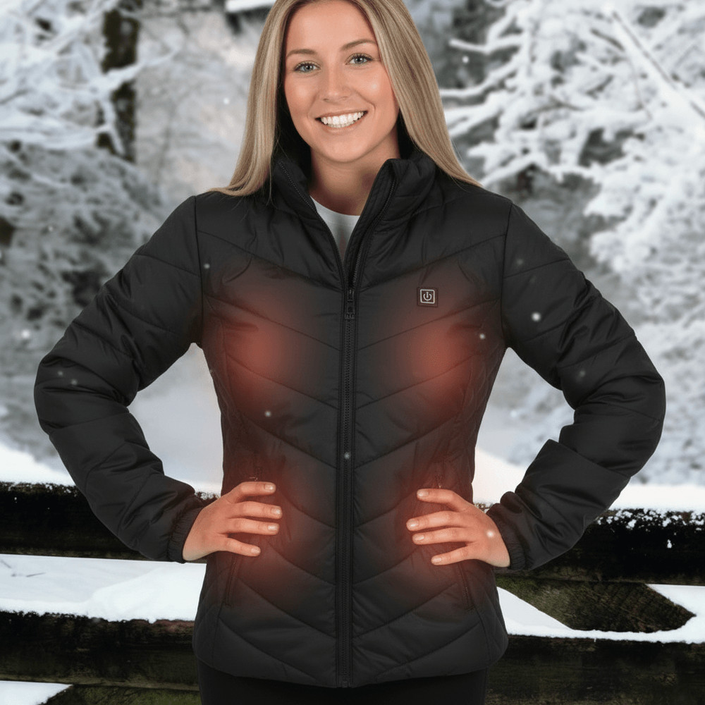 Unisex Heated Jacket, Smart Warm Winter Jacket, USB Electric Heating Jacket, Winter Gift for Men and Women
