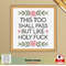 This Too Shall Pass But Like Holy Fck Cross Stitch Pattern Pdf ONLY INSTANT DOWNLOAD 0
