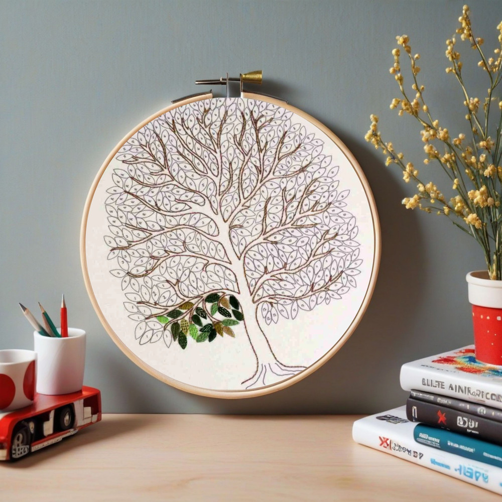 365 Leaf Temperature Tree Cross Stitch Pattern PDF INSTANT DOWNLOAD 3