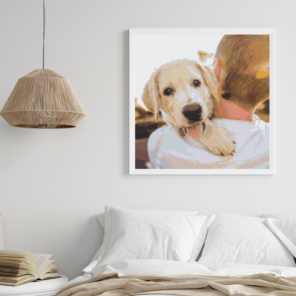 Custom Pet Crossstitch Kit Personalized Animal Crossstitch Bundle Pet Crossstitch Kit Custom Pet DI 6