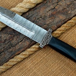 ialfari 13 inch premium high carbon steel bowie knife 7 inch exceptionally sharp fixed blade with 6 inch handle for hunt