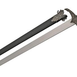 alfari custom handmade d2 steel sword dagger legendary sword 33 inches long sword machete hunting sword