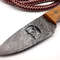 ALFARI Handmade Damascus Steel Fixed Blade Skinning Hunting Knife With Hunting Best For Outdoor Cam 1
