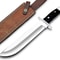 ALFARI D2 Steel 13 Inches Large Bowie Knife Full Tang Fixed Blade Black Micarta Handle Hunting Knif 0