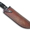 ALFARI D2 Steel 13 Inches Large Bowie Knife Full Tang Fixed Blade Black Micarta Handle Hunting Knif 3