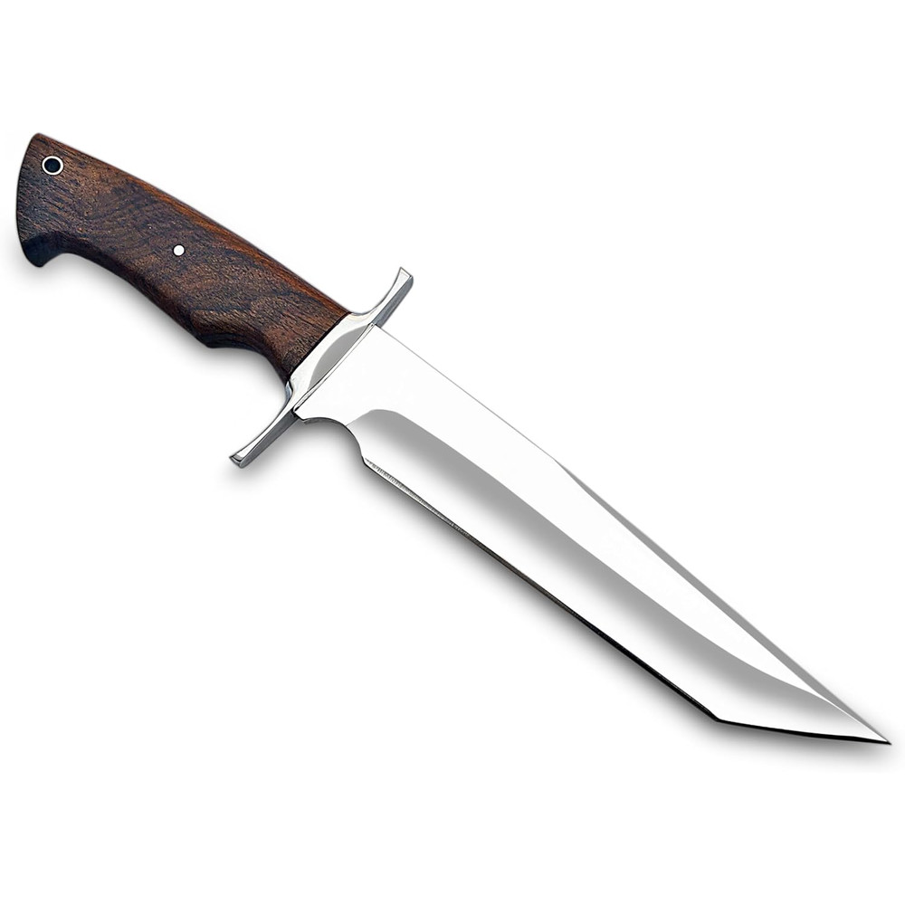 ALFARI Handmade D2 Steel Bowie Knife 13 Inch Full Tang Fixed Blade Knife With Sheath Best For Bushc 1