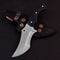 Alfari D2 Tracker Knife Full Tang Fixed Blade Hunting Knife EDC Horizontal Carry Knife Scout Carry 0