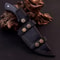 Alfari D2 Tracker Knife Full Tang Fixed Blade Hunting Knife EDC Horizontal Carry Knife Scout Carry 1