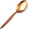 ALFARI Cooking Spoons 1810 Stainless Steel Titanium Shiny Rose Gold Basting Spoon 9 Inches Plating 0