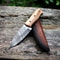 Handmade Ragnar Knife Odin Viking Knife Fixed Blade Knife Skinner Outdoor Knife With Sheath Razor S 1