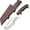 Handmade Tracker Knife With Sheath Outdoor Knife Survival Knife Camping Knife D2 Steel Tracker Knif 0