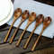 Soup Spoons Wooden Spoons 6Pieces Wooden Ladle Spoon Set For Cooking Mixing Stirring Honey Tea Soda 1