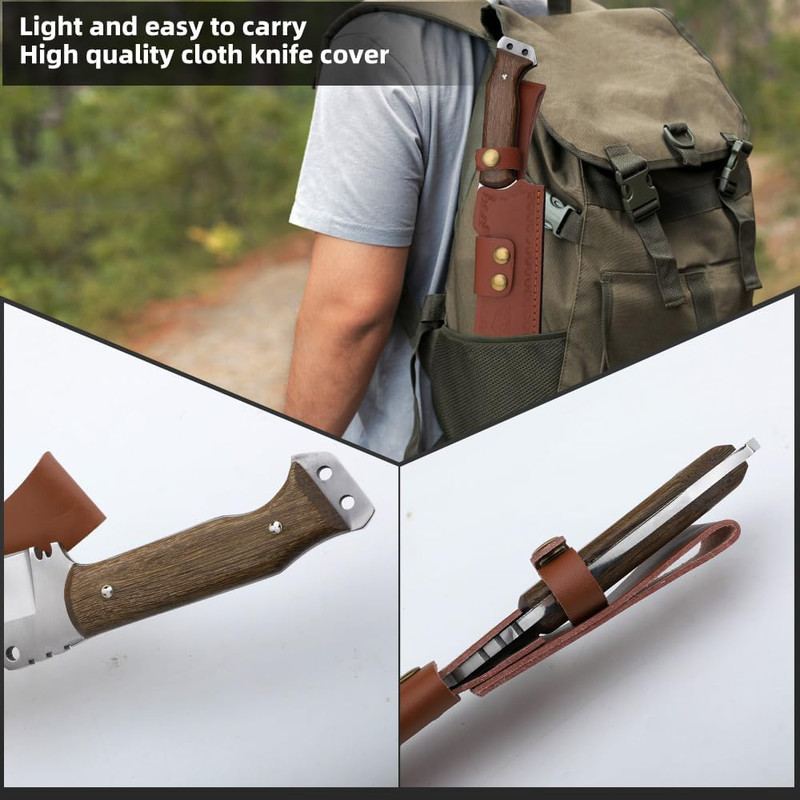 Survival Machete Knife With Sheath For Cutting Trees For Yard Work And For Bushcrafting Machete Sic 1