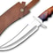 Custom Handmade 13 Bowie Knife Survival With Sheath For Cutting Trees For Yard Work Hunting Knife F 1