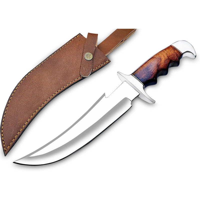 Custom Handmade 13 Bowie Knife Survival With Sheath For Cutting Trees For Yard Work Hunting Knife F 1