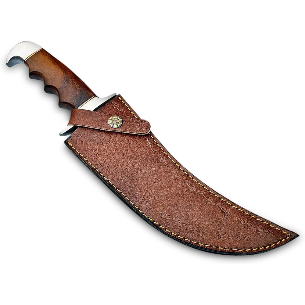 Custom Handmade 13 Bowie Knife Survival With Sheath For Cutting Trees For Yard Work Hunting Knife F 3