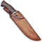 Custom Handmade Damascus Bowie Knife 14 Inches Fixed Blade Hunting Knife With With Sheath With Wood 2