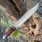 Custom Handmade D2 Rambo Bowie Knife 14 Inches Fixed Blade Hunting Knife With With Sheath With Wood 0