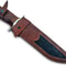 Custom Handmade 135 Inches Bowie Knife Fixed Blade With Leather Sheath For Outdoor Survival EDC Cam 4