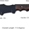 Custom Handmade D2 Tracker Knife Full Tang Bushcraft Outdoor Survival Knife Fixed Blade Hunting Kni 1
