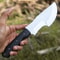 Handmade Tracker Knife With Sheath Outdoor Knife Survival Camping Knife D2 Steel Tracker Knife Fixe