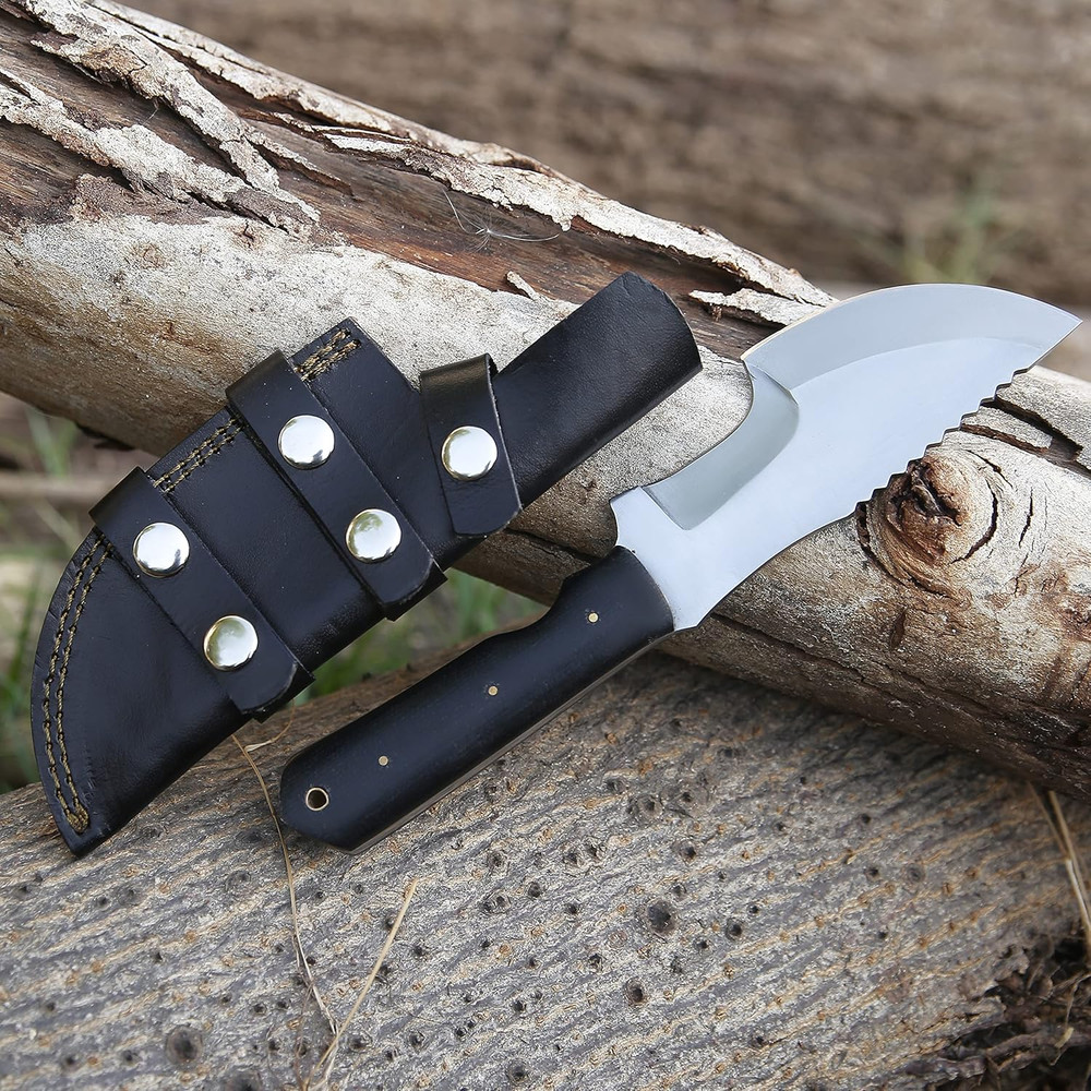 Handmade Tracker Knife With Sheath Outdoor Knife Survival Camping Knife D2 Steel Tracker Knife Fixe 3