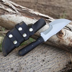 handmade tracker knife with sheath outdoor knife survival camping knife d2 steel tracker knife fixed blade hunting knife