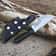 Handmade Tracker Knife With Sheath Outdoor Knife Survival Camping Knife D2 Steel Tracker Knife Fixe